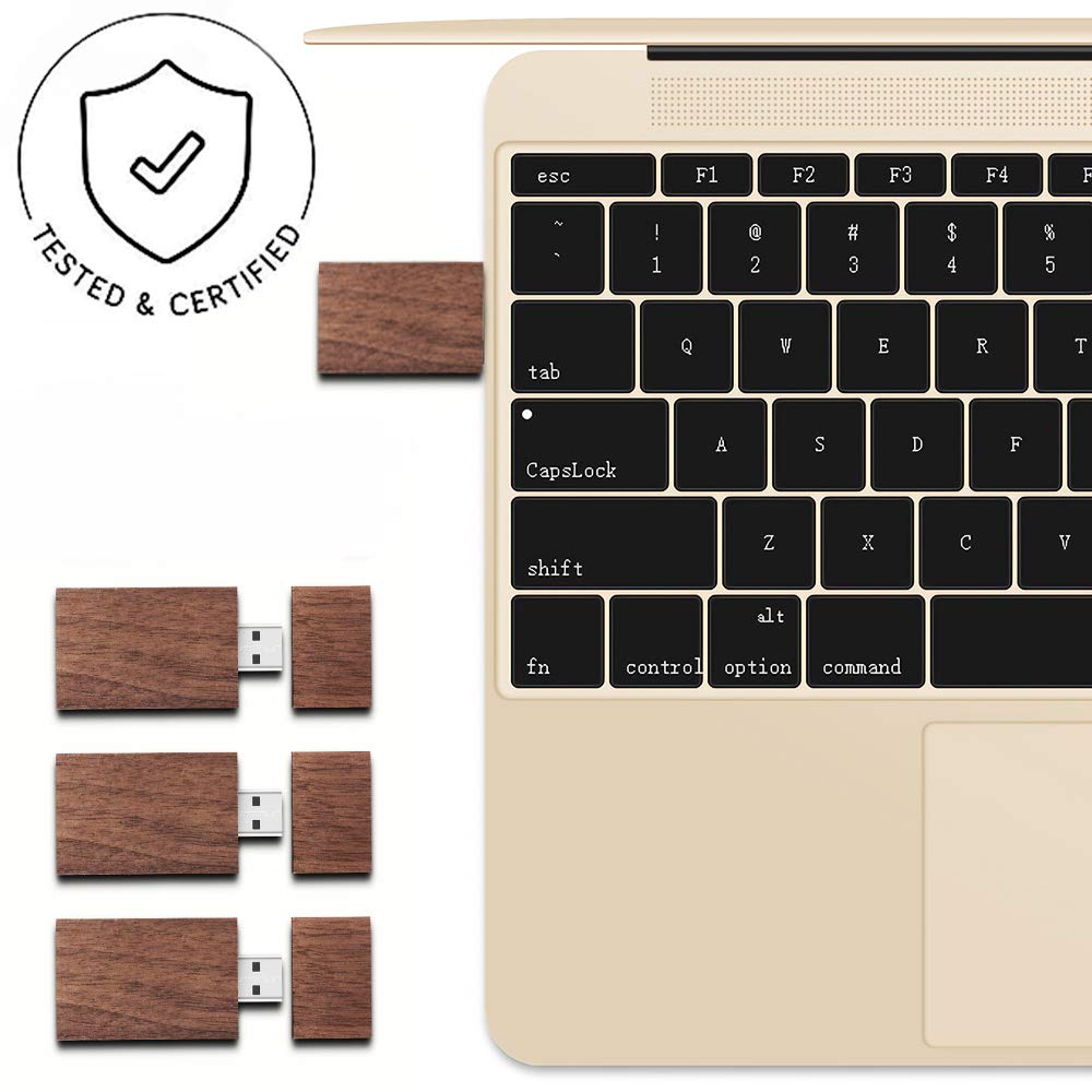 Amazon.co.jp: EASTBULL 128GB 木製フラッシュドライブ USB 3.0、高速